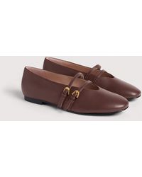 Coccinelle - Smooth Leather Ballet Flats Risako - Lyst