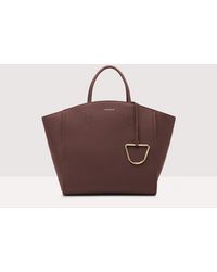 Coccinelle - Grained Leather Handbag Narcisse Medium - Lyst
