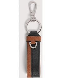 Coccinelle - Leather And Metal Key Ring Smart To Go - Lyst