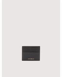 Coccinelle - Grainy Leather Card Holder Metallic Small - Lyst