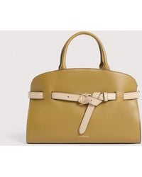 Coccinelle - Tricolour-Effect Smooth Leather Handbag Sabine Medium - Lyst
