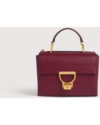 Coccinelle - Henkeltasche Aus Genarbtem Leder Arlettis Small - Lyst