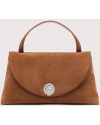 Coccinelle - Suede Handbag Nikla Medium - Lyst