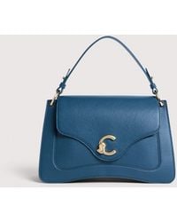 Coccinelle - Grained Leather Handbag C-Me Medium - Lyst