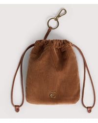 Coccinelle - Corduroy Fabric Key Ring Pouch C-Me Pouch - Lyst