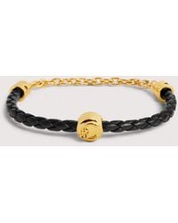 Coccinelle - Grained Leather Bracelet C-Me Sphere - Lyst