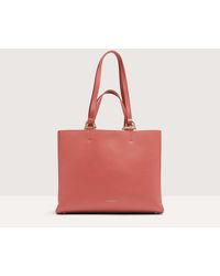 Coccinelle - Grained Leather Handbag Hop On Medium - Lyst