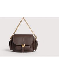 Coccinelle - Minibag Aus Genarbtem Leder Campus Mini - Lyst