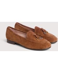 Coccinelle - Smooth Leather Loafers Loop Suede - Lyst