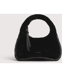 Coccinelle - Schultertasche Aus Webpelz Sven Synthetic Fur Medium - Lyst
