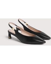Coccinelle - Smooth Leather Slingbacks C-Look - Lyst