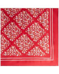 Coccinelle - Silk Foulard Sakura Flowers - Lyst