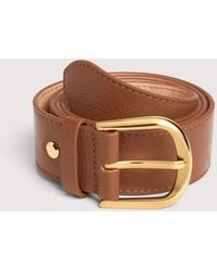 Coccinelle - Grained Leather Belt Erika - Lyst