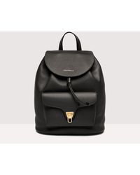 Coccinelle - Grainy Leather Backpack Beat Soft - Lyst