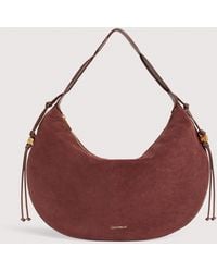 Coccinelle - Suede Shoulder Bag Thess Large - Lyst