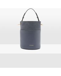 COCCINELLE Borsa a secchiello pelle di vacchetta grana Colore NOIR