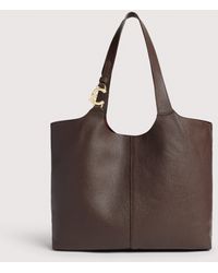 Coccinelle - Grained Leather Tote Bag C-Easy Large - Lyst