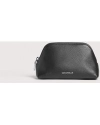 Coccinelle - Grained Leather Make-Up Bag Helga Small - Lyst