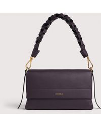 Coccinelle - Two-Sided Leather Shoulder Bag Boheme Grana Double Small - Lyst