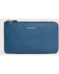 Coccinelle - Grained Leather Pouch C-Me Softy Small - Lyst