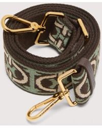 Coccinelle - Jacquard Fabric Shoulder Strap Monogram Tricolor - Lyst
