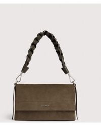 Coccinelle - Suede Shoulder Bag Boheme Small - Lyst