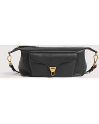 Coccinelle - Grained Leather Crossbody Bag Beat Generation Medium - Lyst