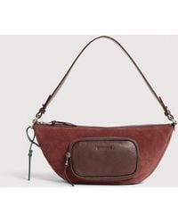 Coccinelle - Suede Crossbody Bag Smart To Go Baki Small - Lyst