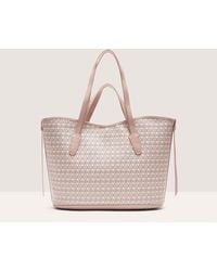 Coccinelle - Monogram Coated Canvas And Grained Leather Tote Bag New Never Without Bag Coated Monogram Large - Lyst
