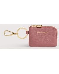 Coccinelle - Grained Leather Key Holder C-Me Softy - Lyst