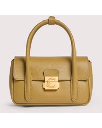Coccinelle - Grained Leather Minibag C-Me Lock Mini - Lyst