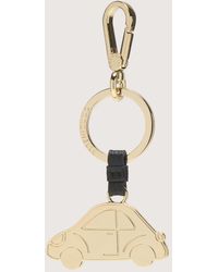 Coccinelle - Schlüsselanhänger Aus Leder Und Metall Basic Metal Light - Lyst
