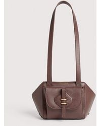 Coccinelle - Grained Leather Shoulder Bag Mavery Pocket Small - Lyst