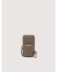 Coccinelle - Grained Leather Phone Holder Pixie Mini - Lyst