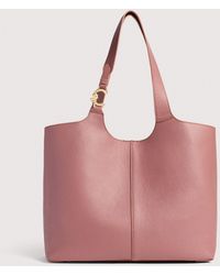 Coccinelle - Grained Leather Tote Bag C-Easy Large - Lyst