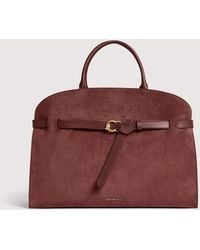 Coccinelle - Suede Handbag Sabine Large - Lyst