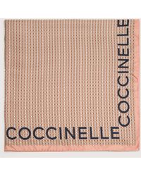 Coccinelle - Halstuch aus Seide Monogram logo - Lyst
