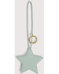 Coccinelle - Grained Leather Key Ring Easy Charm - Lyst