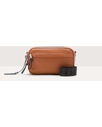 Coccinelle - Grained Leather Crossbody Bag Smart To Go - Lyst