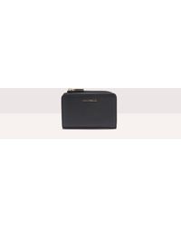 Coccinelle - Small Grained Leather Wallet Metallic Soft - Lyst