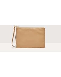 Coccinelle - Grained Leather Pouch Alias Medium - Lyst