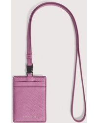 Coccinelle - Grained Leather Badge Holder Bui - Lyst