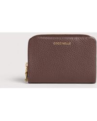 Coccinelle - Small Grained Leather Wallet C-Me Medium - Lyst