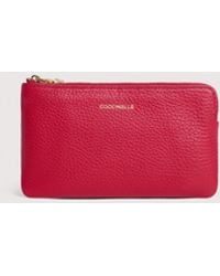 Coccinelle - Grained Leather Pouch C-Me Softy Small - Lyst