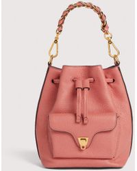 Coccinelle - Beuteltasche Aus Genarbtem Leder Beat Generation Small - Lyst