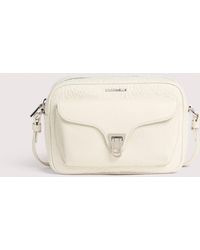Coccinelle - Shells Textured Fabric Crossbody Bag Beat Small - Lyst