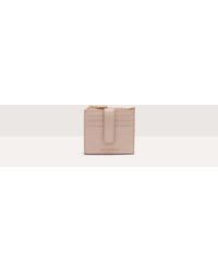 Coccinelle - Small Grained Leather Wallet Metallic Medium - Lyst