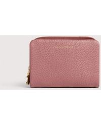 Coccinelle - Small Grained Leather Wallet C-Me Medium - Lyst