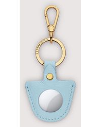 Coccinelle - Leather And Metal Airtag Case Airtag Charm - Lyst