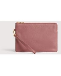 Coccinelle - Grained Leather Pouch C-Me Softy Medium - Lyst